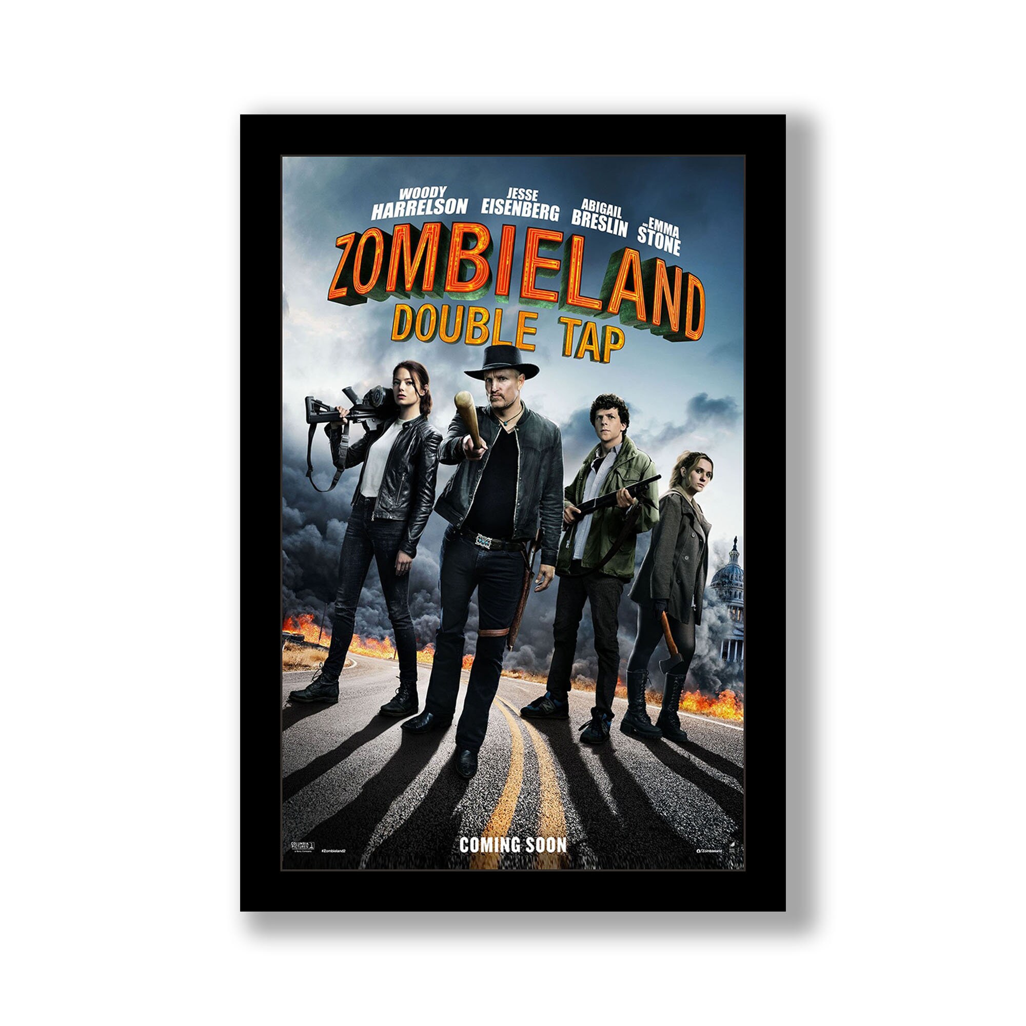 Zombieland Double Tap 11x17 Framed Movie Poster - Etsy