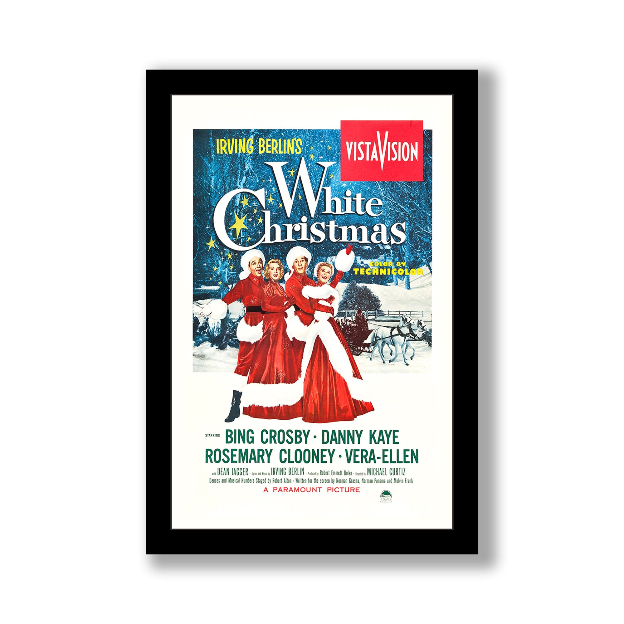 White Christmas Movie Vertical Poster