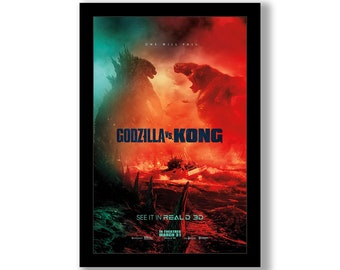 Godzilla vs. Kong - 11x17 Framed Movie Poster