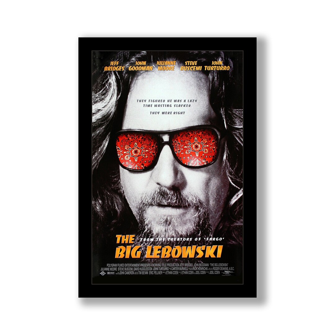 The Big Lebowski 11x17 Framed Movie Poster Etsy