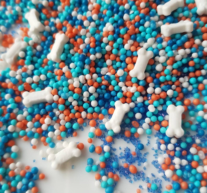 BLUEY PAWS 80g160g Sprinkles Cake Decorating Australia Etsy