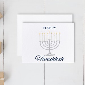Carte de Hanoukka heureuse | Carte de Hanoukka | Carte de vacances juive | Carte de vœux de Hanoukka | Paquet de cartes de Hanoukka