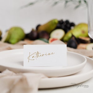 Printed Wedding Place Cards | Personalized Name Cards for Elegant Events