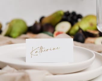 Printed Wedding Place Cards | Personalized Name Cards for Elegant Events