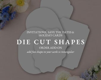Die Cut Fun Shape Cards ORDER ADD-ON