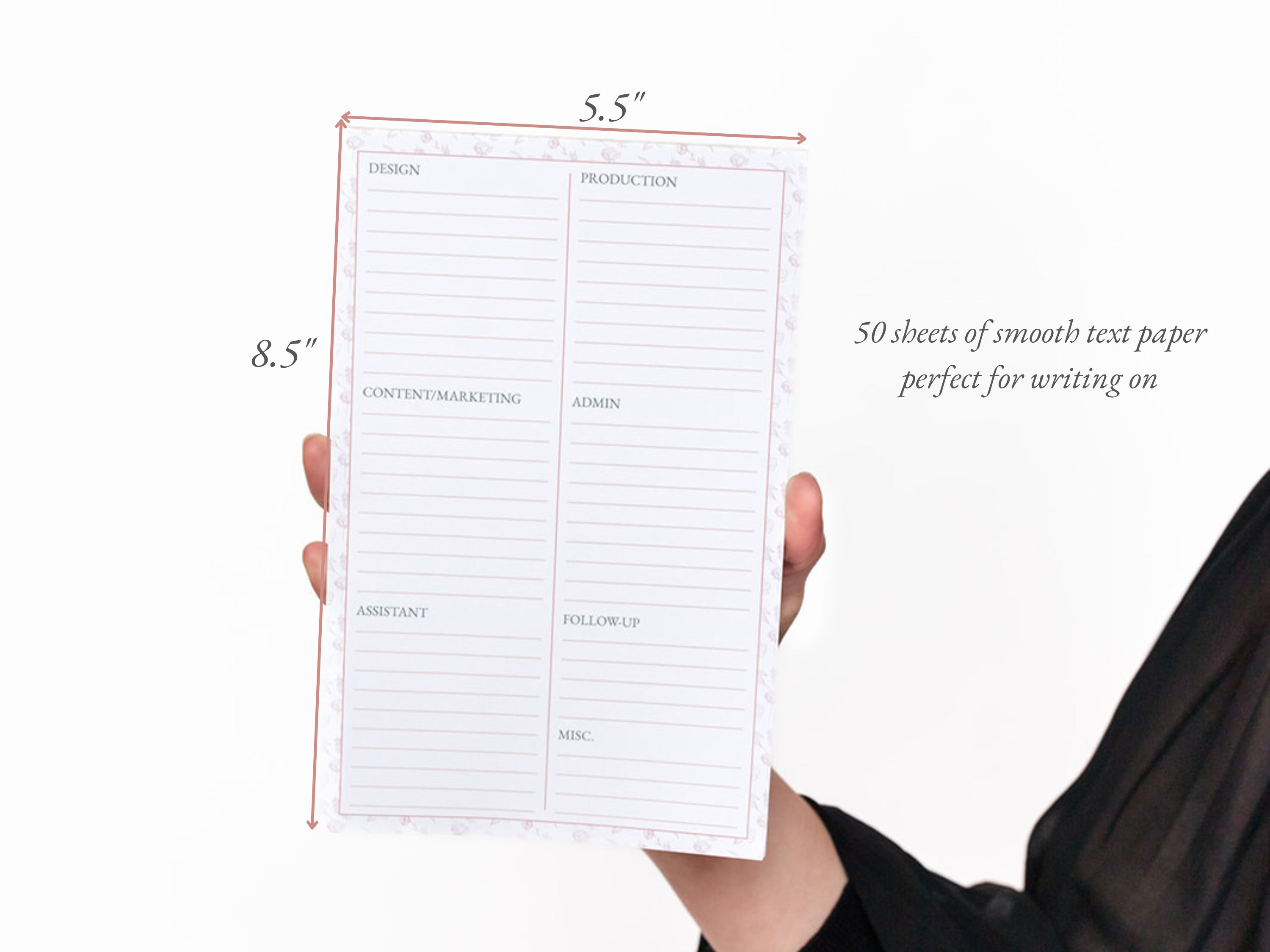 Productivity Planner: Business To-do Notepad With Task Organization ...