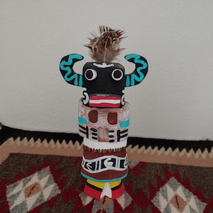 Vintage Hopi Nataska Black Ogre Katsina Kachina
