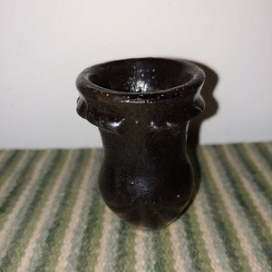 Miniature Navajo Pottery Drum Vase