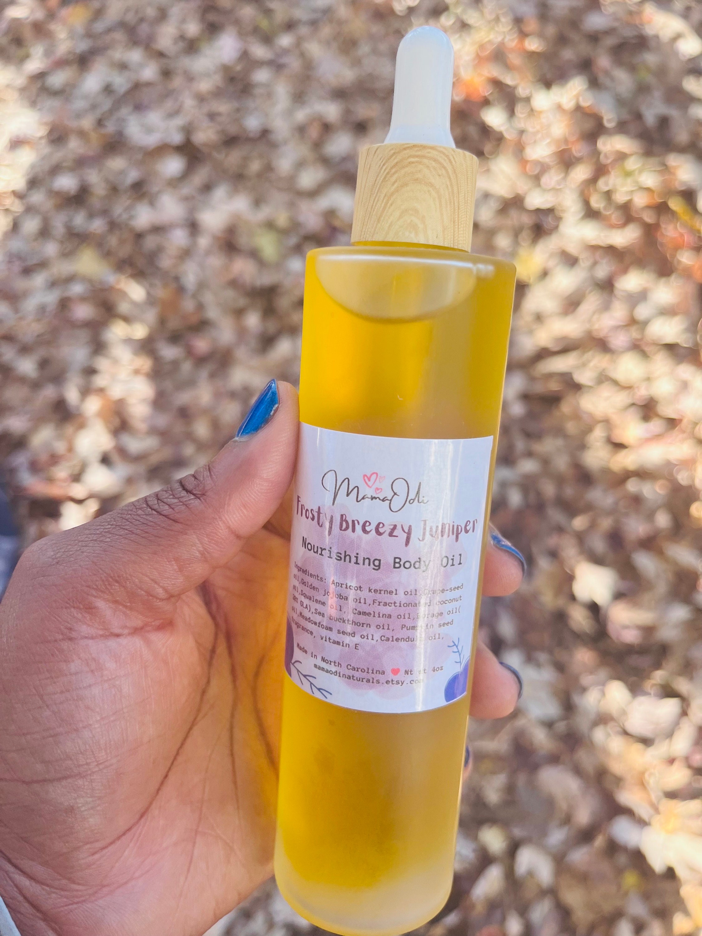 Frosty Breezy JUNIPER Nourishing body oil| anti-aging|non-greasy| skin active oils|squalene &borage oil|giftidea|glow