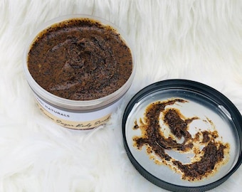 Espresso Coffee & Brown Sugar Foaming whipped Body sugar Scrub with caffeine|smoother Skin|gift idea