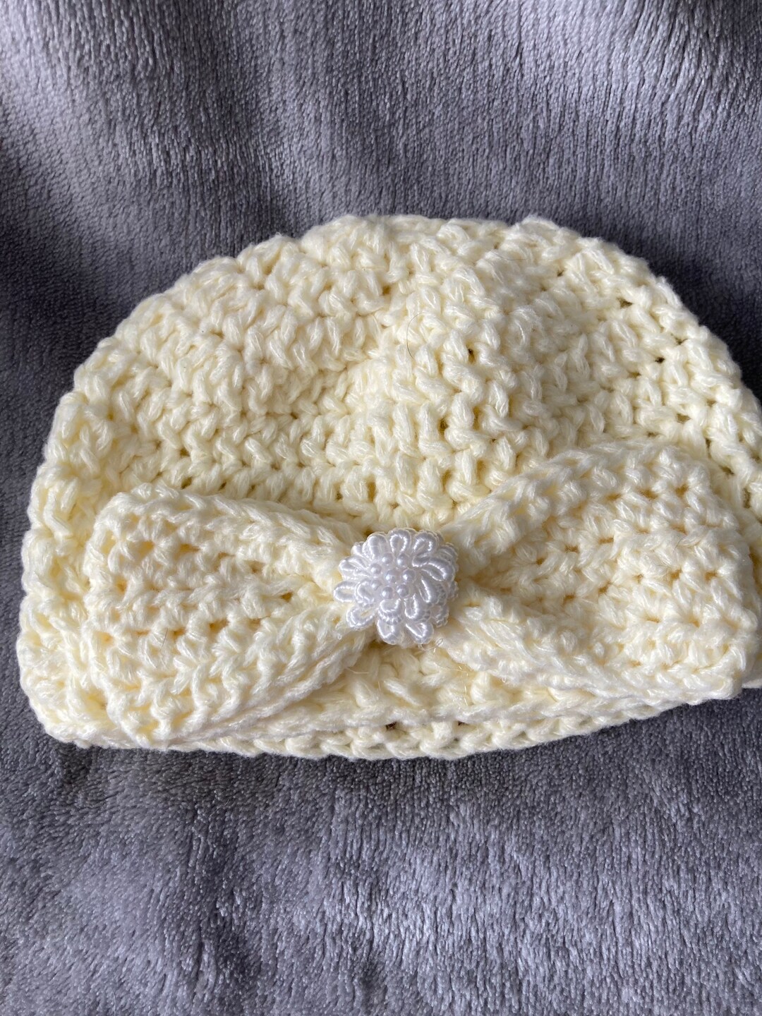 Newborn Girl Beanie/hat Etsy