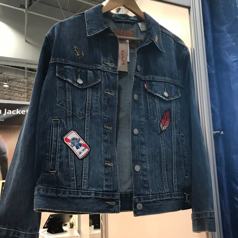 Applique DIY For Jackets Pabst Blue Ribbon Patch Beer Drink Party Iron On Hats Backpacks Shirts Embroidered Sew On