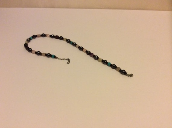 Multiple Gemstone Beaded Necklace - image 7