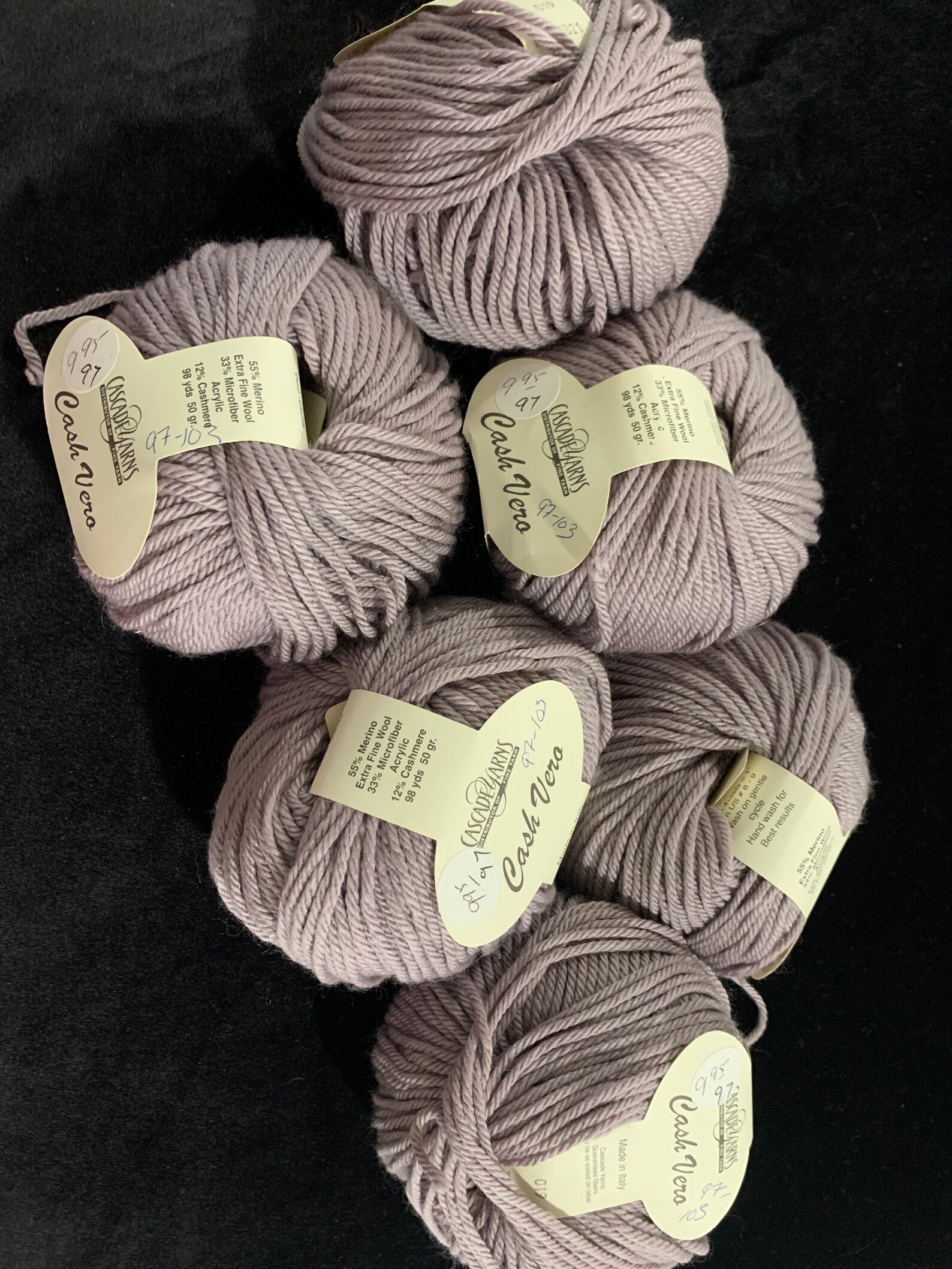 Cash Vero Luxury Merino/Cashmere Yarn Etsy
