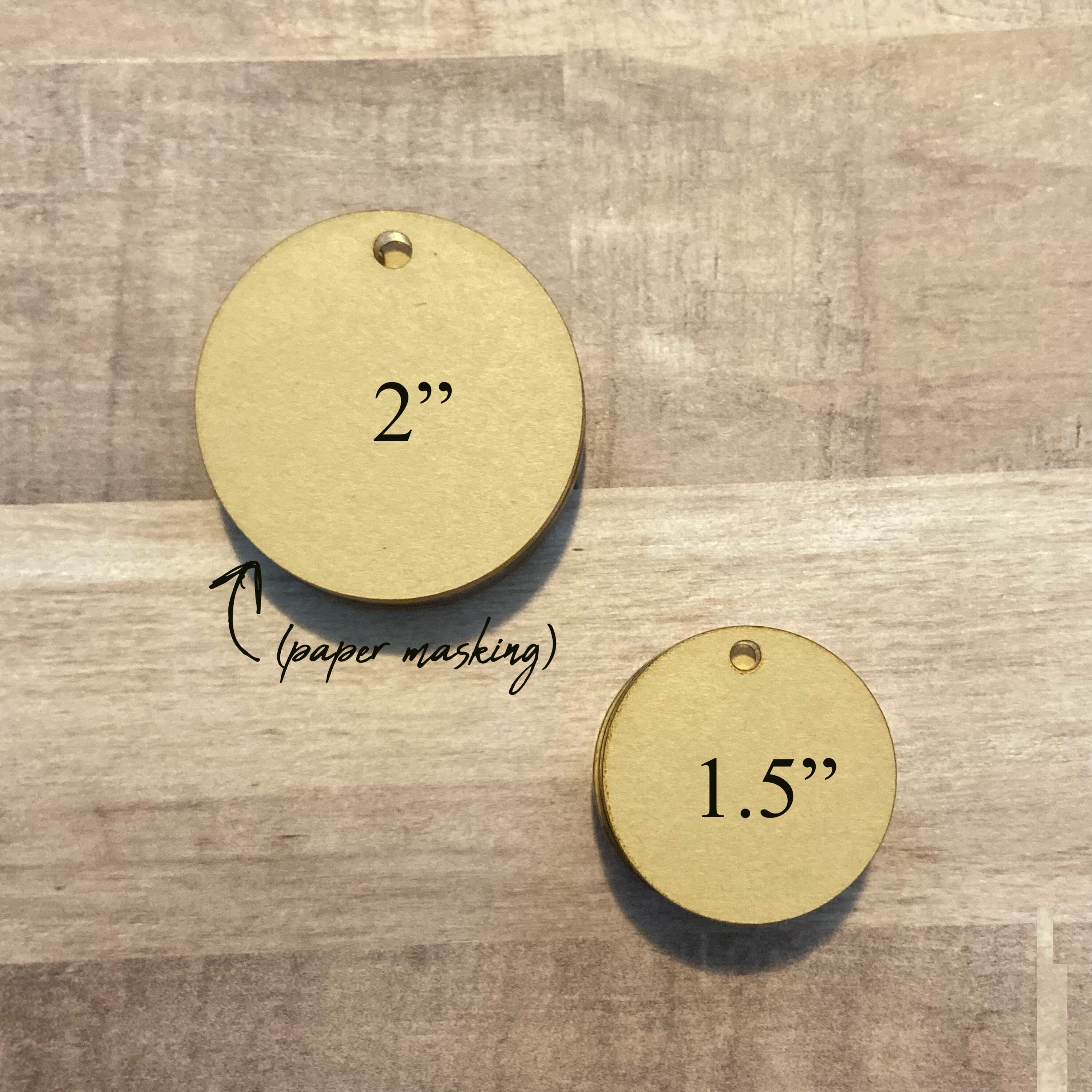 Round Acrylic Keychains Set of 10 Acrylic Keychain Blanks Etsy