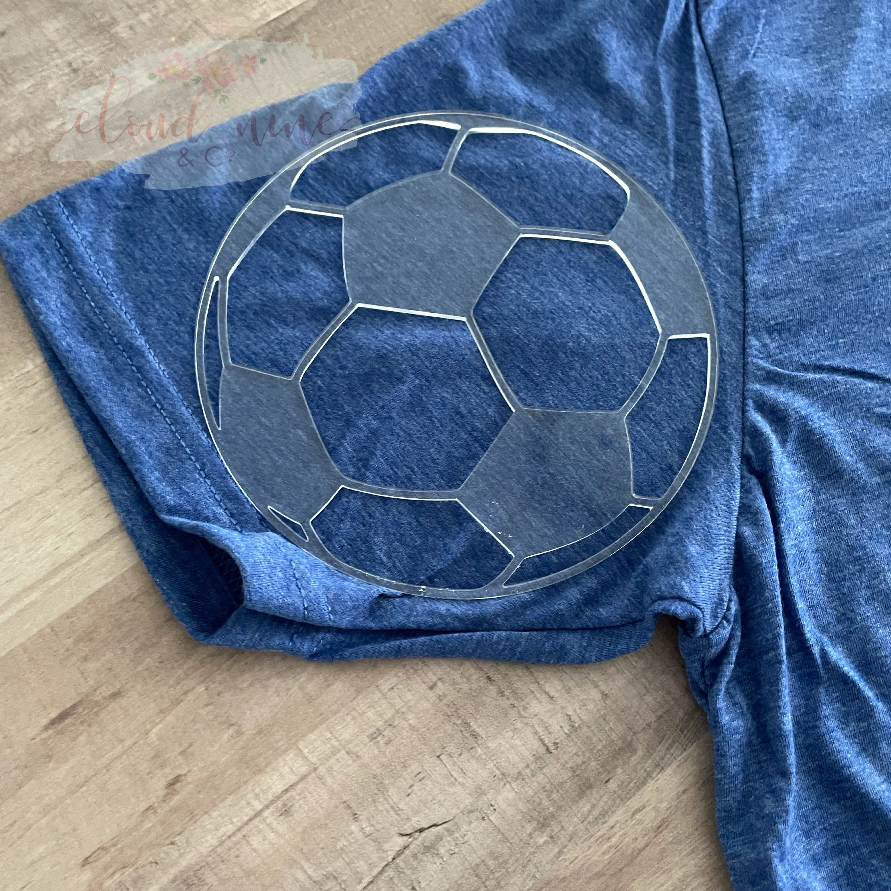 Hearts Bleach Sleeve Acrylic Stencil Bleached Shirt sleeve stencil