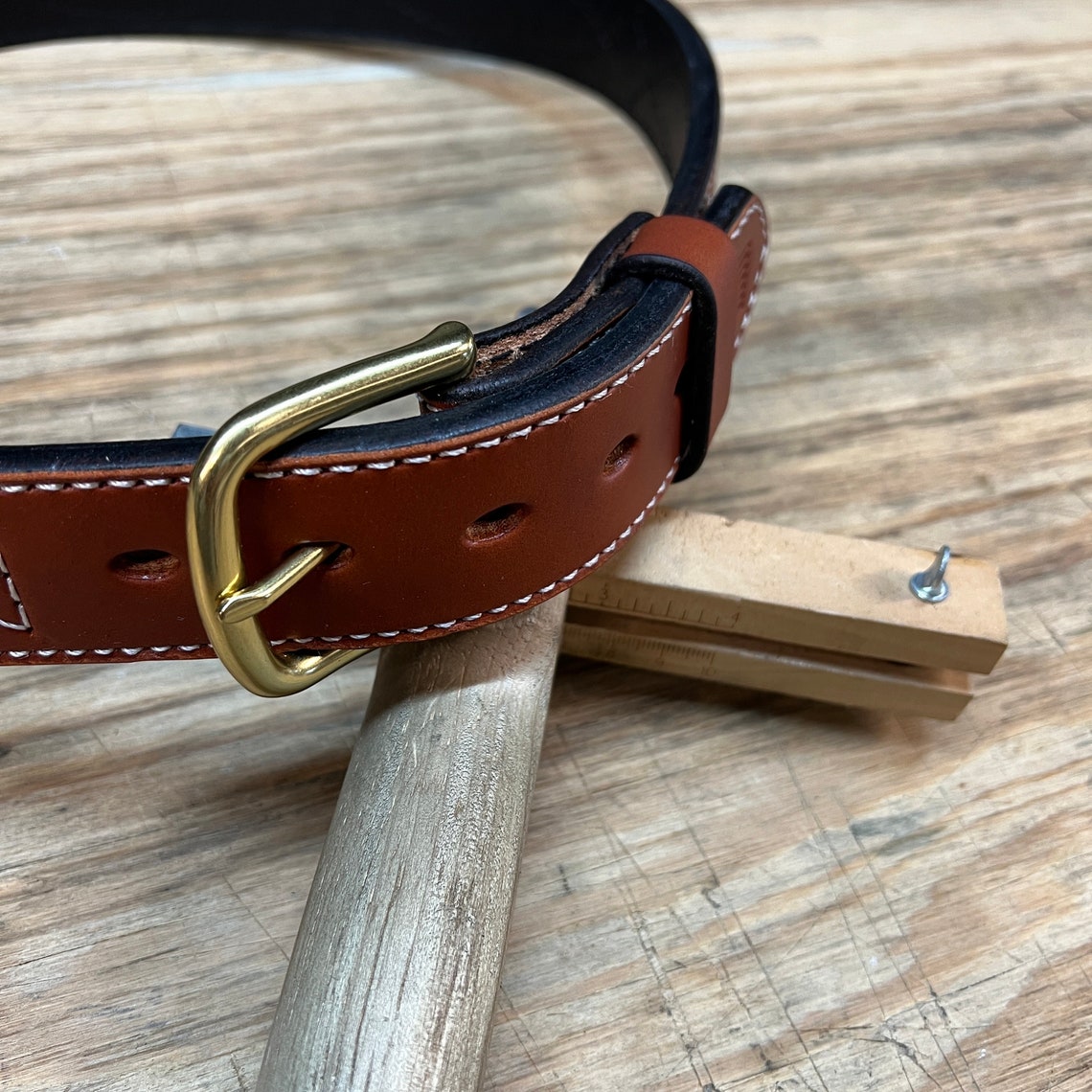 The Gunslinger Belt in Forest Green main image 1