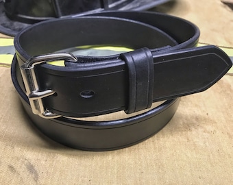 Tex Shoemaker and Sons Leather Police Duty Belt. Basketweave Tex Shoemaker and Sons Leather Police Duty Belt. Basketweave