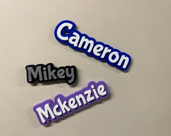 Personalized Two Color Name Magnets/Refrigerator/Locker/Whiteboard