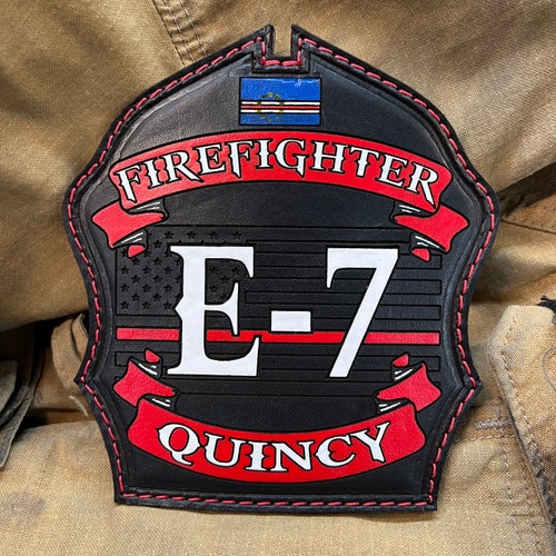 Firefighter Gift Personalized Fire Helmet Shield / Front Etsy