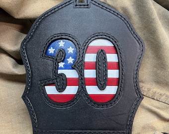 The "Old Glory"  Fire Helmet Shield