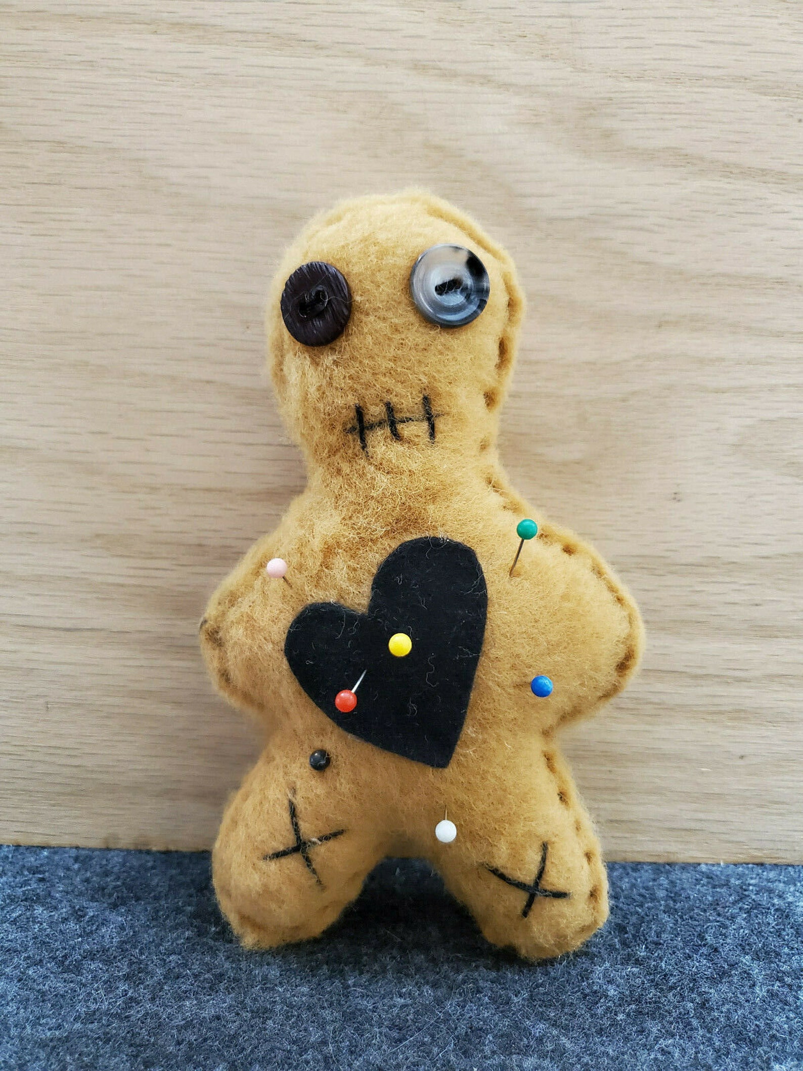 Handmade VooDoo Doll with pins Etsy
