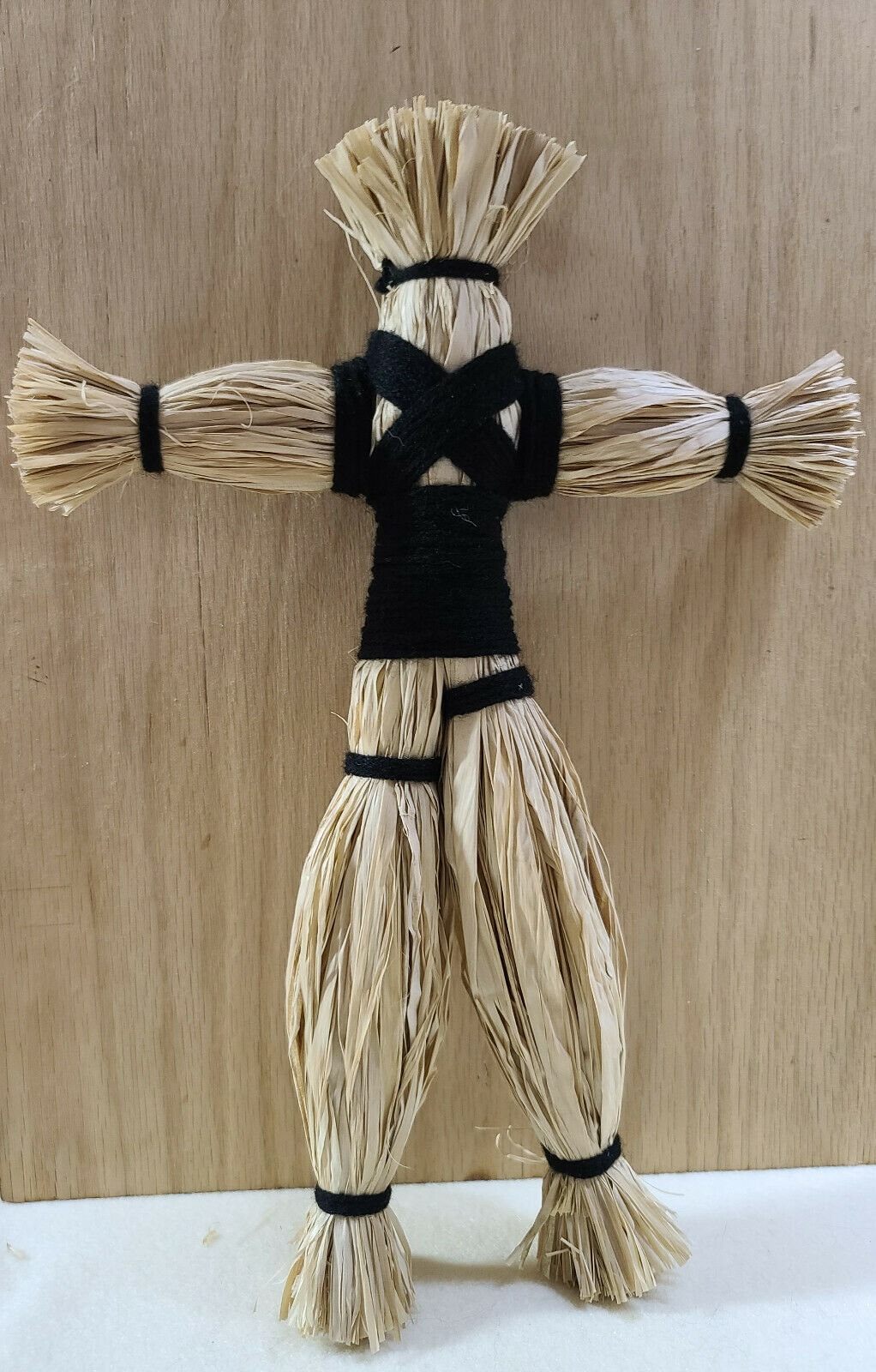 Handmade Straw VooDoo Doll with pins 12 in tall Etsy