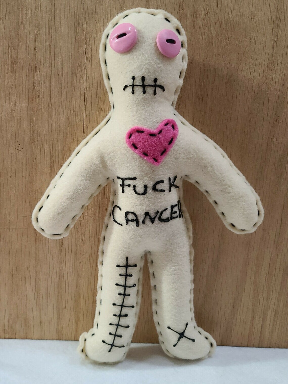 VooDoo Doll with pins 9 inches tall Etsy