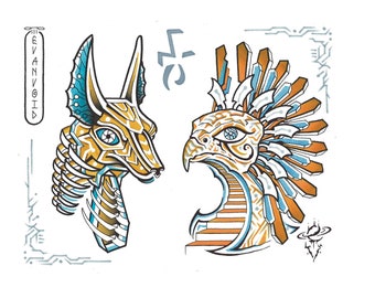 Egyptian Flash Sheet Print 11”x14”
