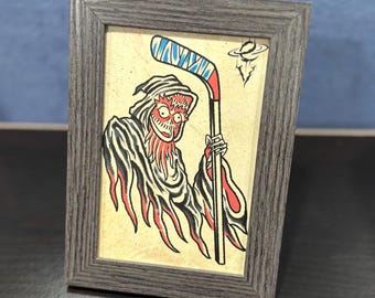 Gritty Grim Reaper 2 Framed Print