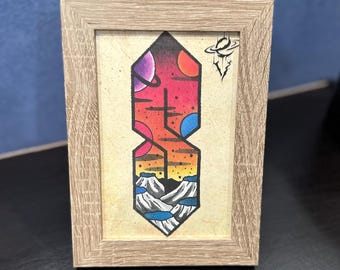 Outer Space Super "S" Framed Print