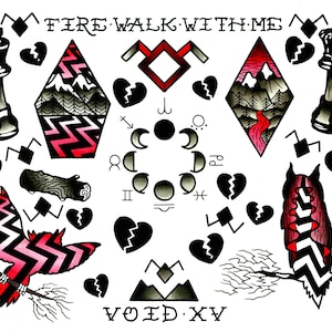 Twin Peaks Flash Sheet Print 11”x14”