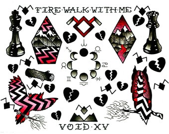 Twin Peaks Flash Sheet Print 11”x14”
