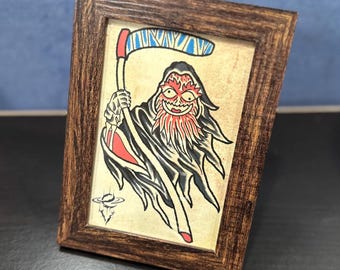 Gritty Grim Reaper 1 Framed Print