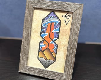 Super "S" UFO Framed Print