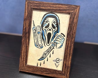 Tribal Scream Framed Print