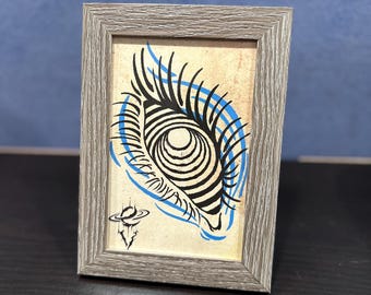 Spiral Eye Framed Print