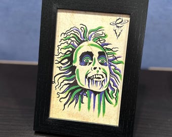 Beetlejuice Framed Print
