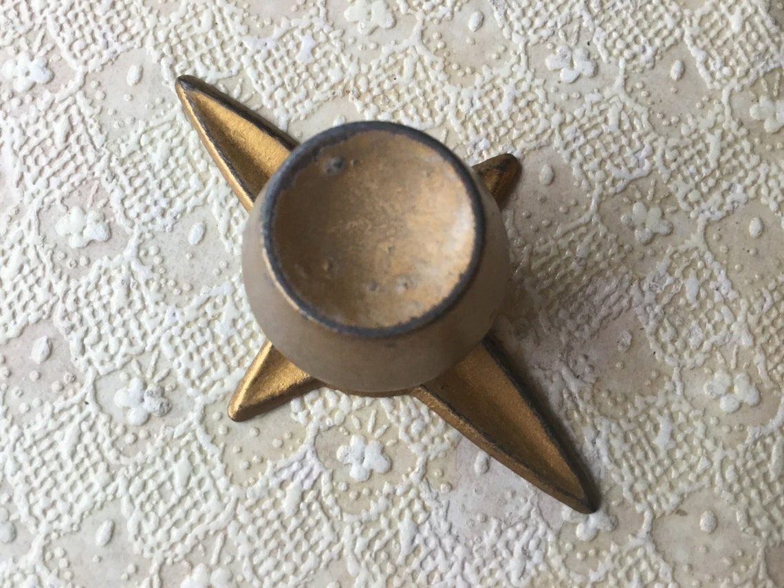 Starburst Knob Mid Century Modern 1950s Starburst Etsy