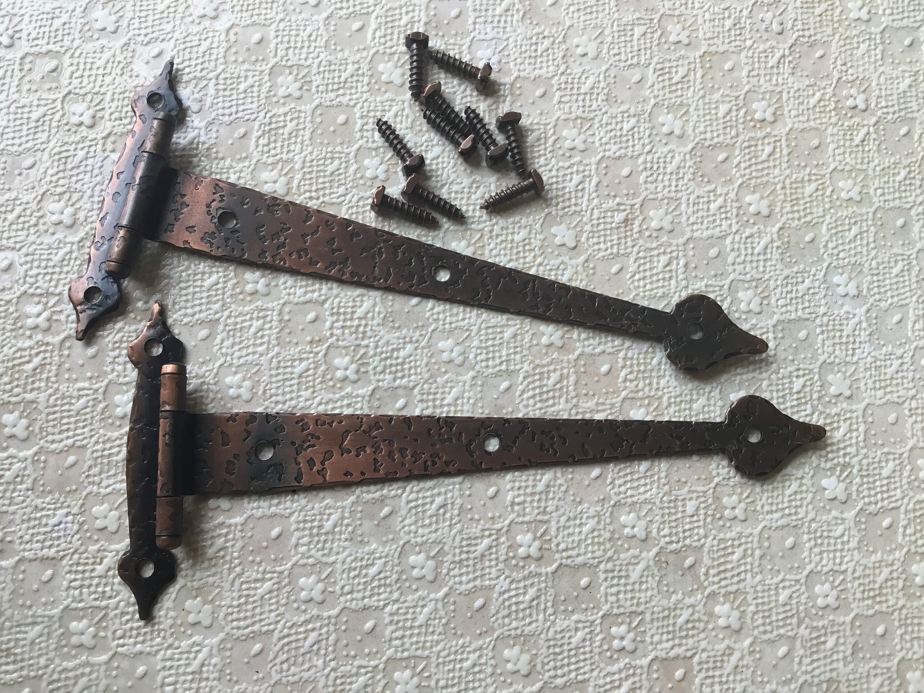 Vintage Colonial Hinges Pair 2 NOS Flush Mount 7 Copper Etsy UK