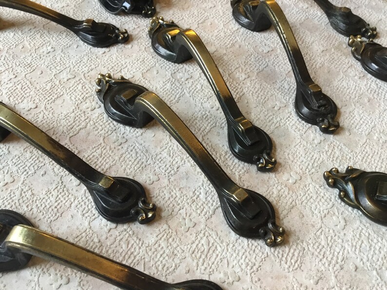 Amerock Carriage House Cabinet Handles 2 Vertical Vintage 1977 Amerock Cupboard Handles many available Pair