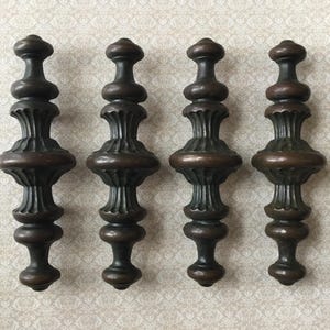 Vintage Door Handles set of 4 large MCM Door Handles 8” Vintage Closet Door Handles Vintage Pantry Door Handles 3” centres