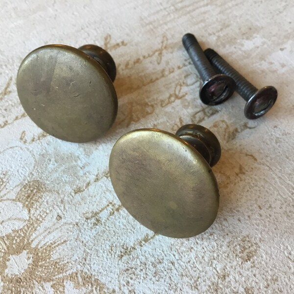 Antique Brass Knobs Etsy