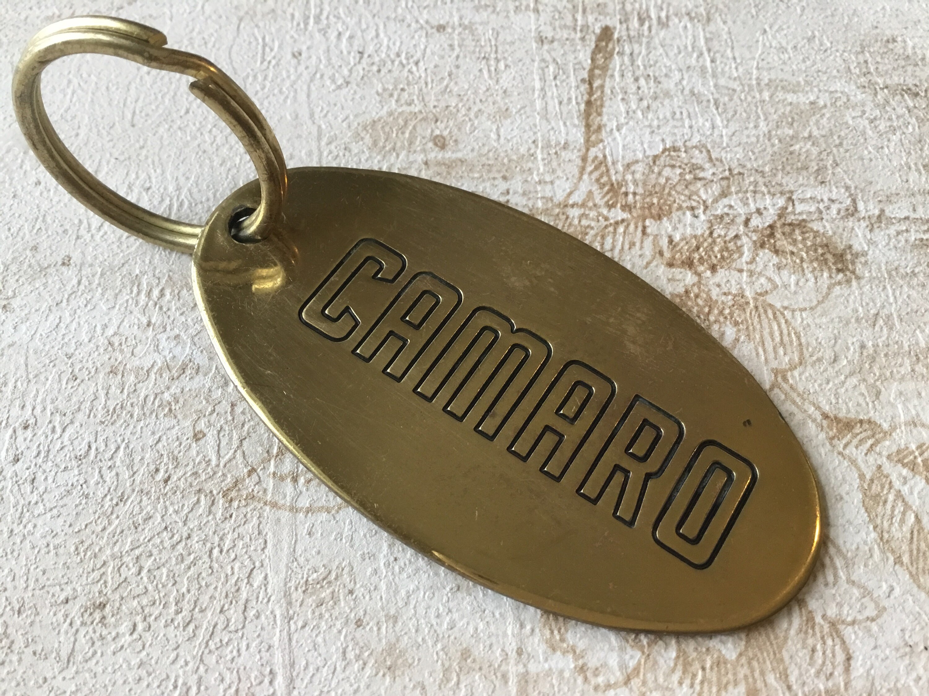 Vintage camaro shop keychain