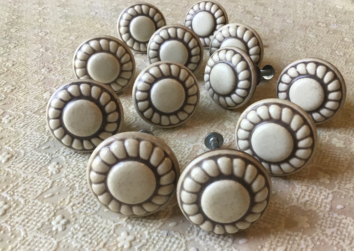 Perillas del armario de la cocina juego de 12 perillas de | Etsy