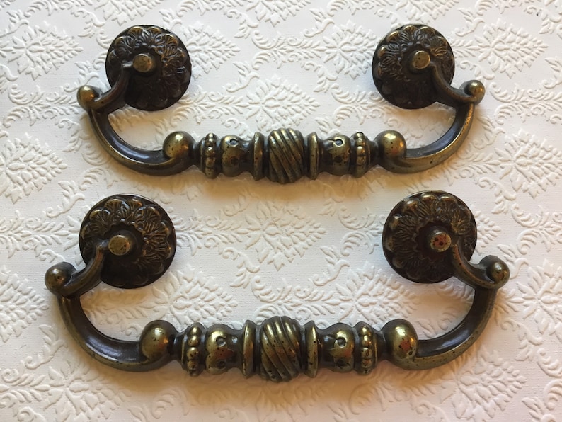 7 Vintage Drawer Handle Chest Handle Drawer Pull Etsy