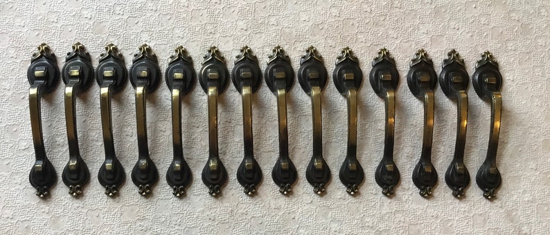 Amerock Carriage House Cabinet Handles 2 Vertical Vintage 1977 Amerock Cupboard Handles many available Pair