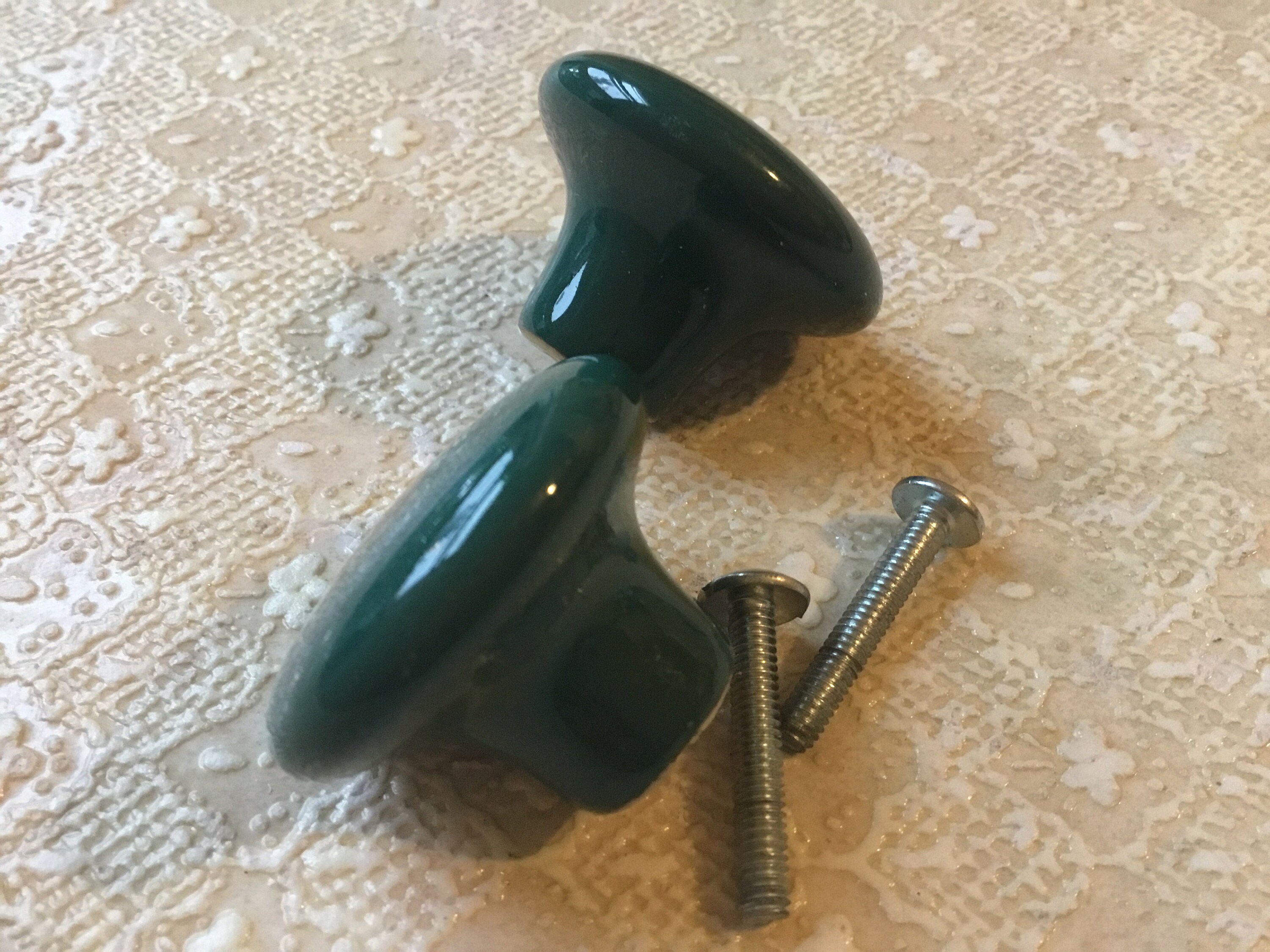 Perillas del armario de la cocina par de perillas de cajón de | Etsy