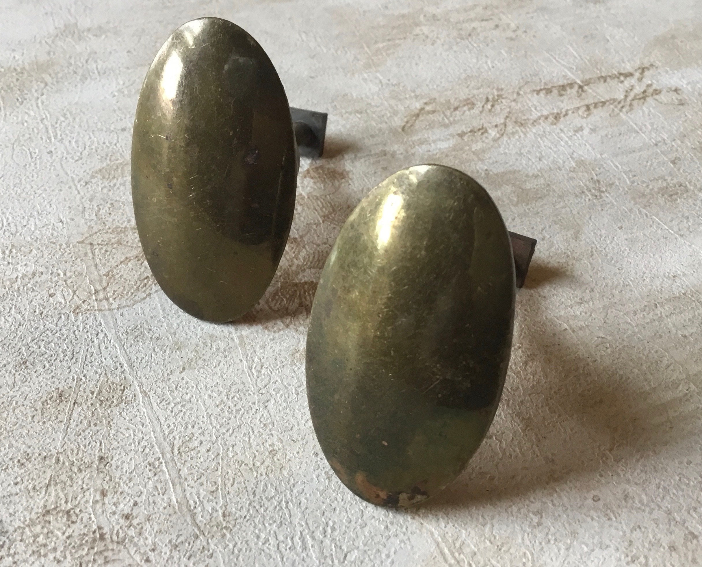 Brass Oval Knobs -  Canada