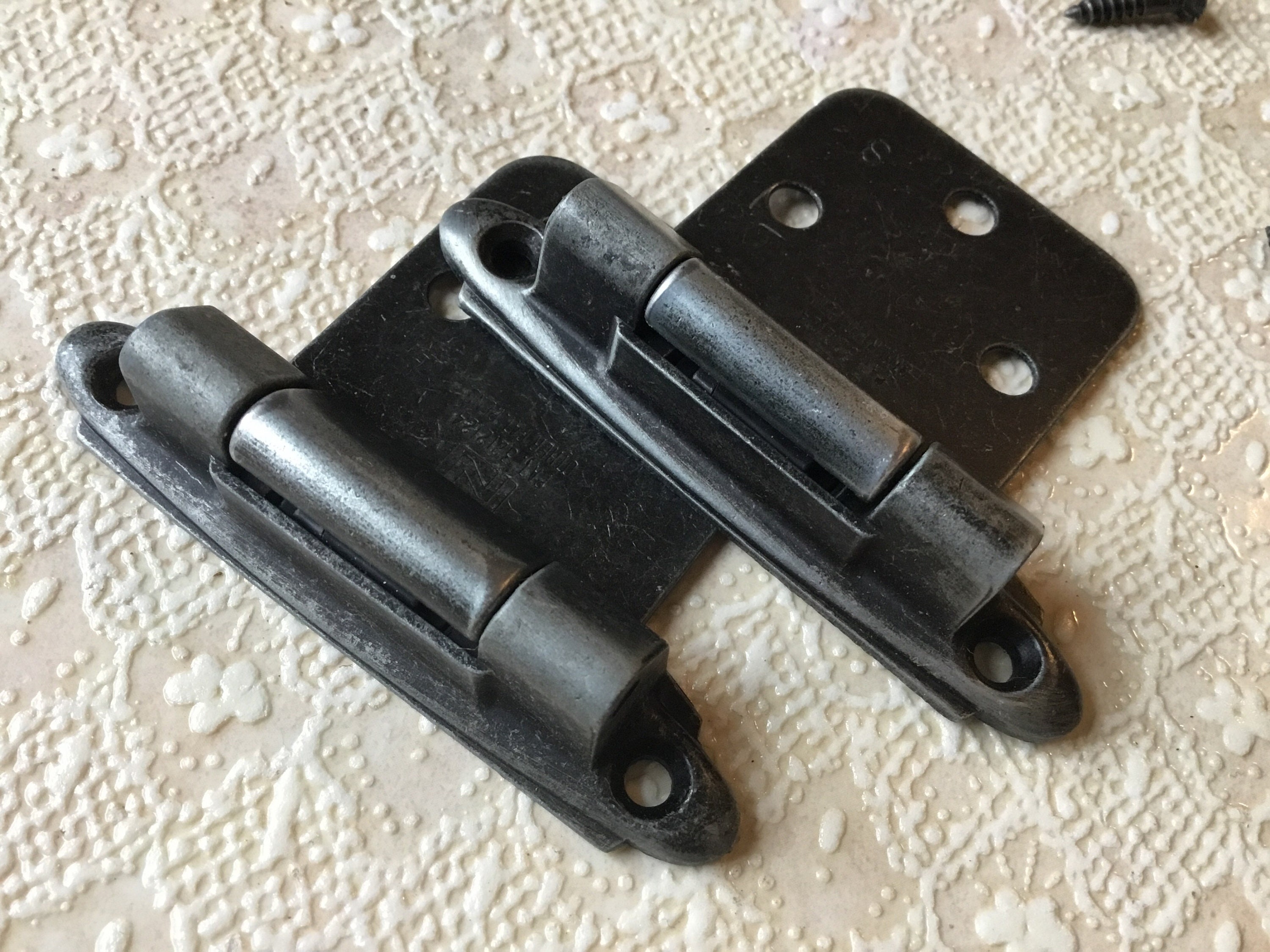 Vintage Hinges NOS pair of National Lock Concealed Flush Mount | Etsy